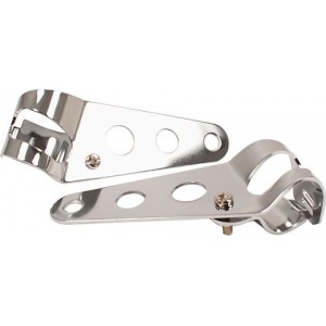 Headlight bracket universal-chromed